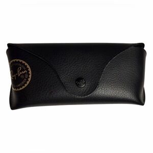 Ray-Ban Black Leather & Velvet Lined Sunglasses Case